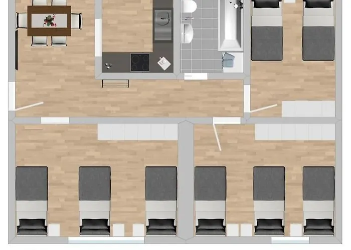 Apartament Sad626 - Geraeumige Monteurwohnung Schwandorf